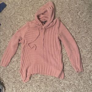 Simply Vera Vera Wang Dusty Pink Hooded Sweater